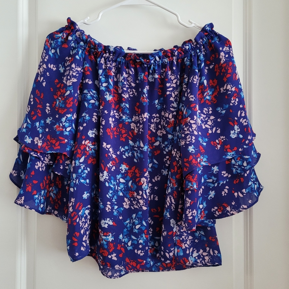 Parker Floral Blouse oversized XS